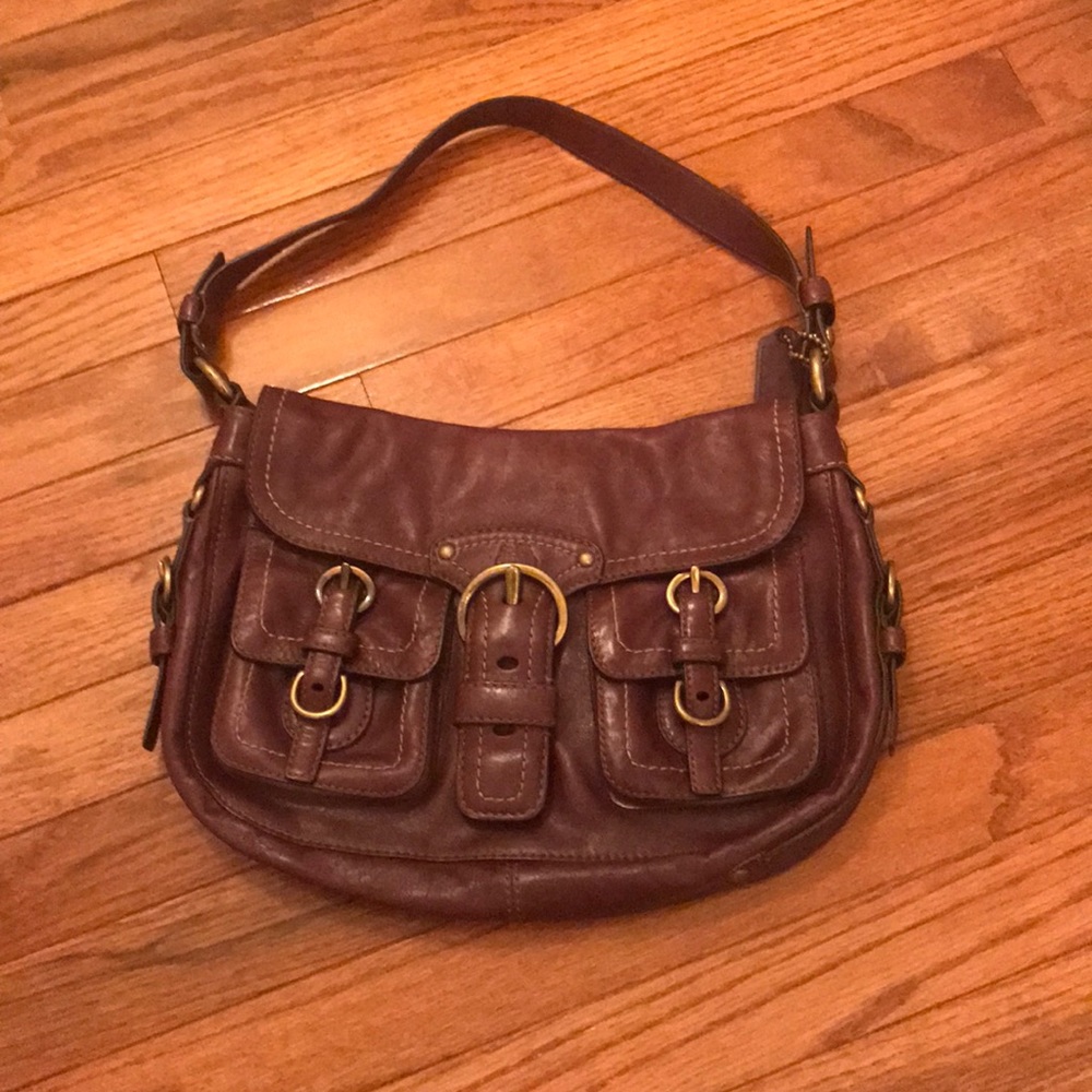 Coach leather handbag